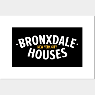 New York Bronx - New York Bronx Schriftzug - Bronx Logo - Bronxdale Houses Posters and Art
